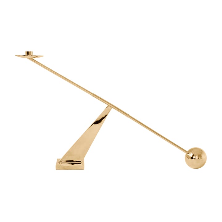 Interconnect candlestick - Polished brass - MENU
