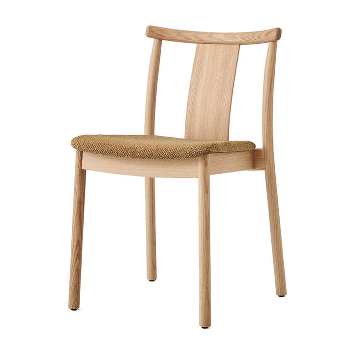 Merkur chair with cushion - Oak-Bouclé 06 gold - MENU