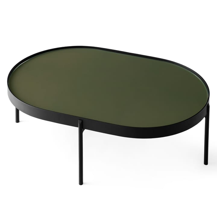 NoNo coffee tableL 59.5x96.5 cm - Black-dark green - MENU