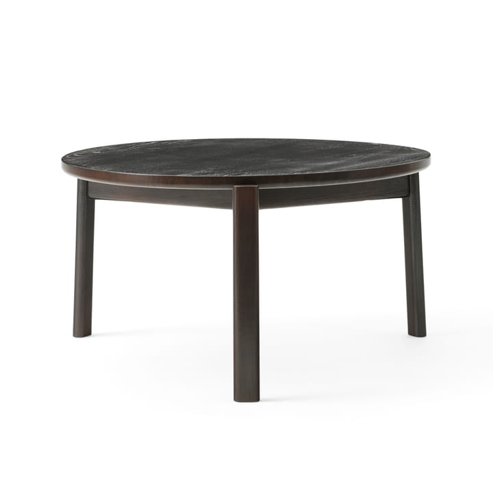 Passage coffee tableØ70 cm - Dark lacquered oak - MENU