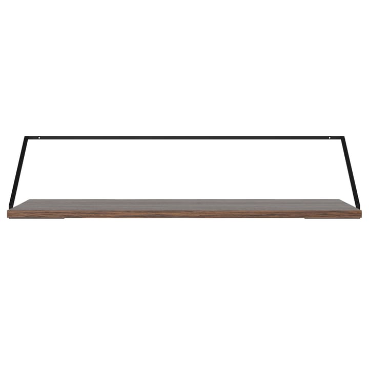 Rail desk/shelf - dark-stained oak - MENU