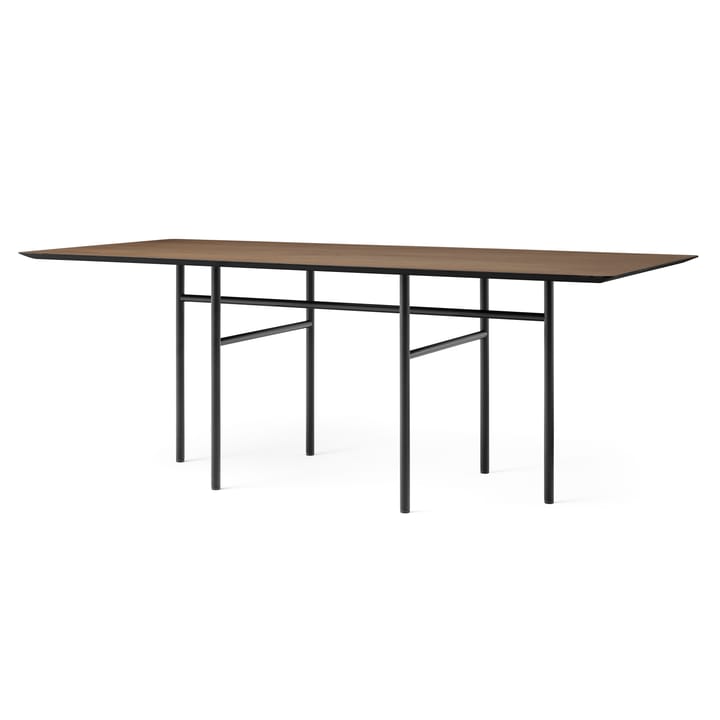 Snaregade table rectangular - Black-dark stained oak - MENU