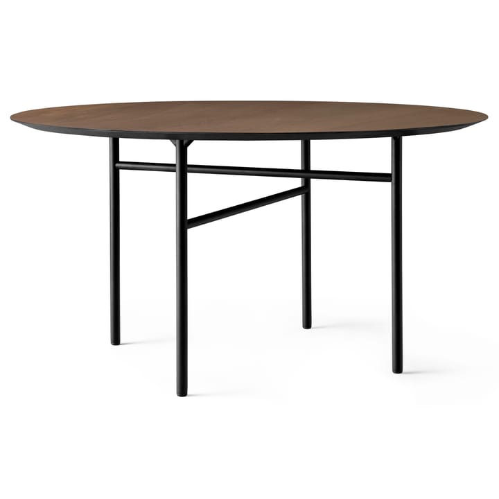 Snaregade table round - Black-dark stained oak. Ø138 cm - MENU