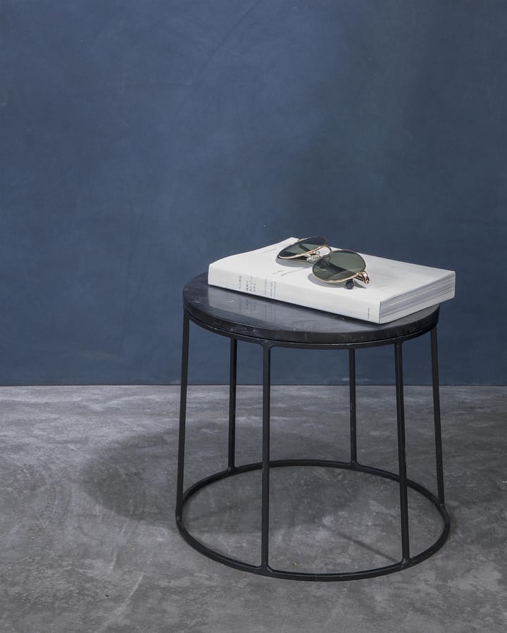Wire table top - black marble - MENU