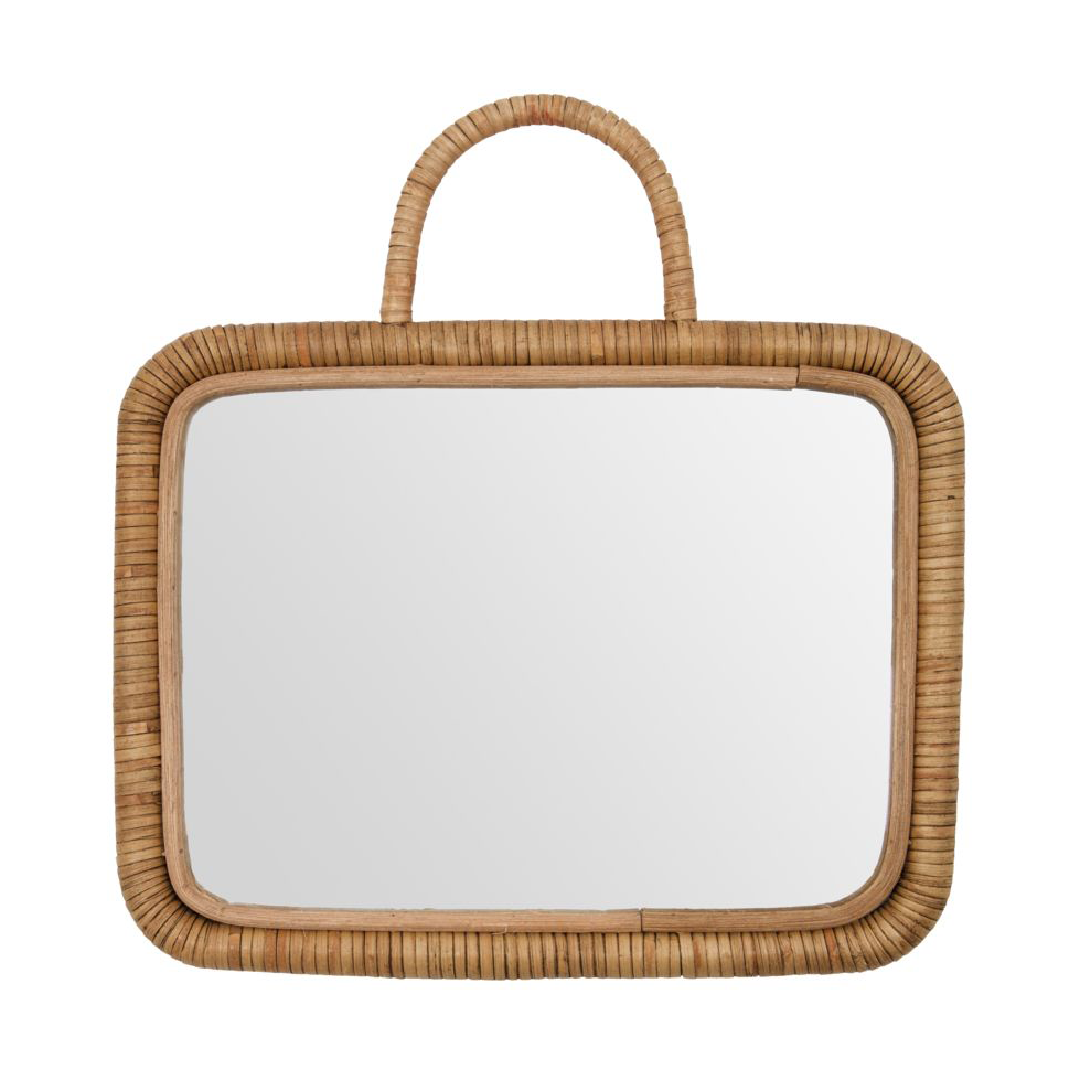 Meraki Baki mirror with frame 24x32 cm Nature