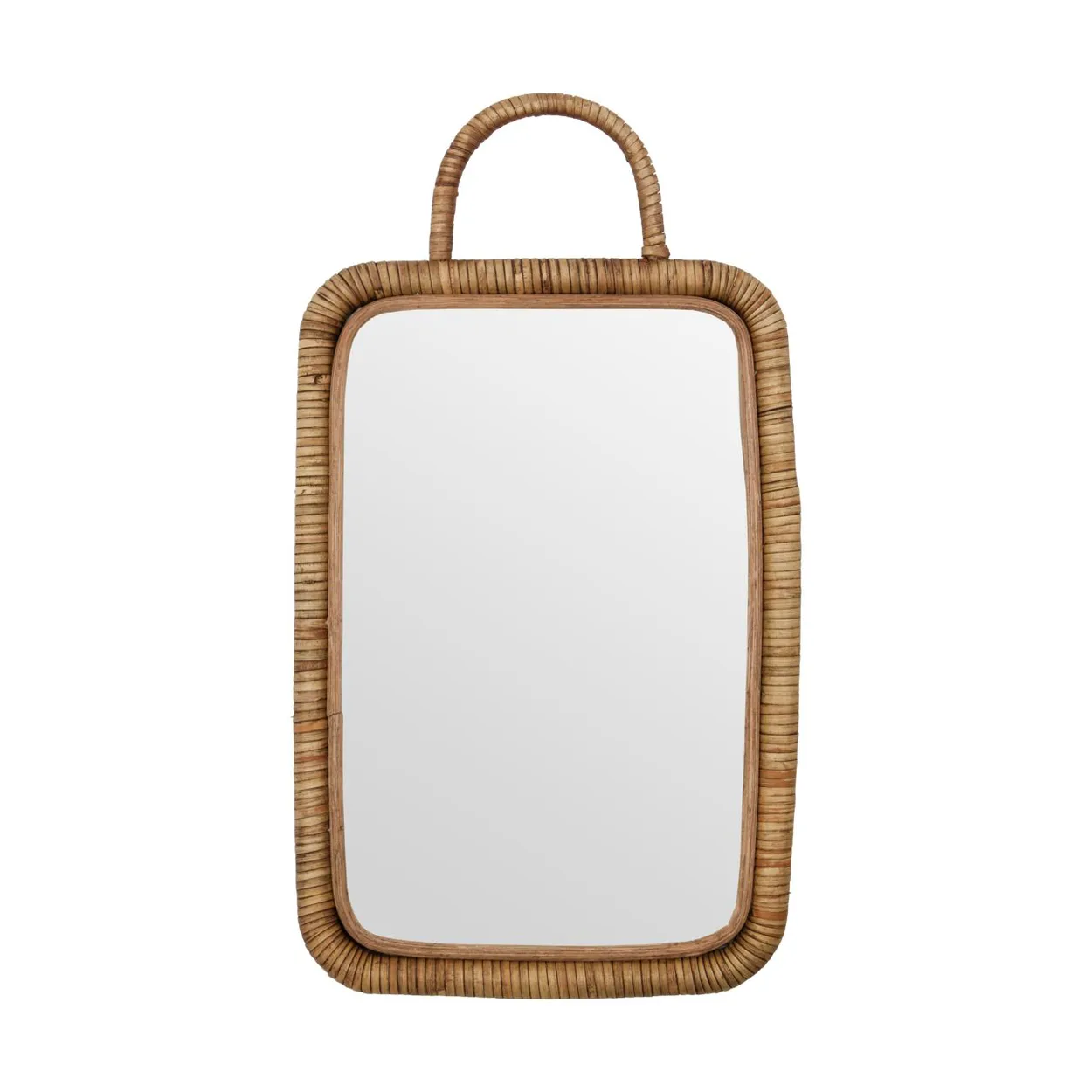 Meraki Baki mirror with frame 24x36 cm Nature | Scandinavian Design | Wall mirrors | Beige