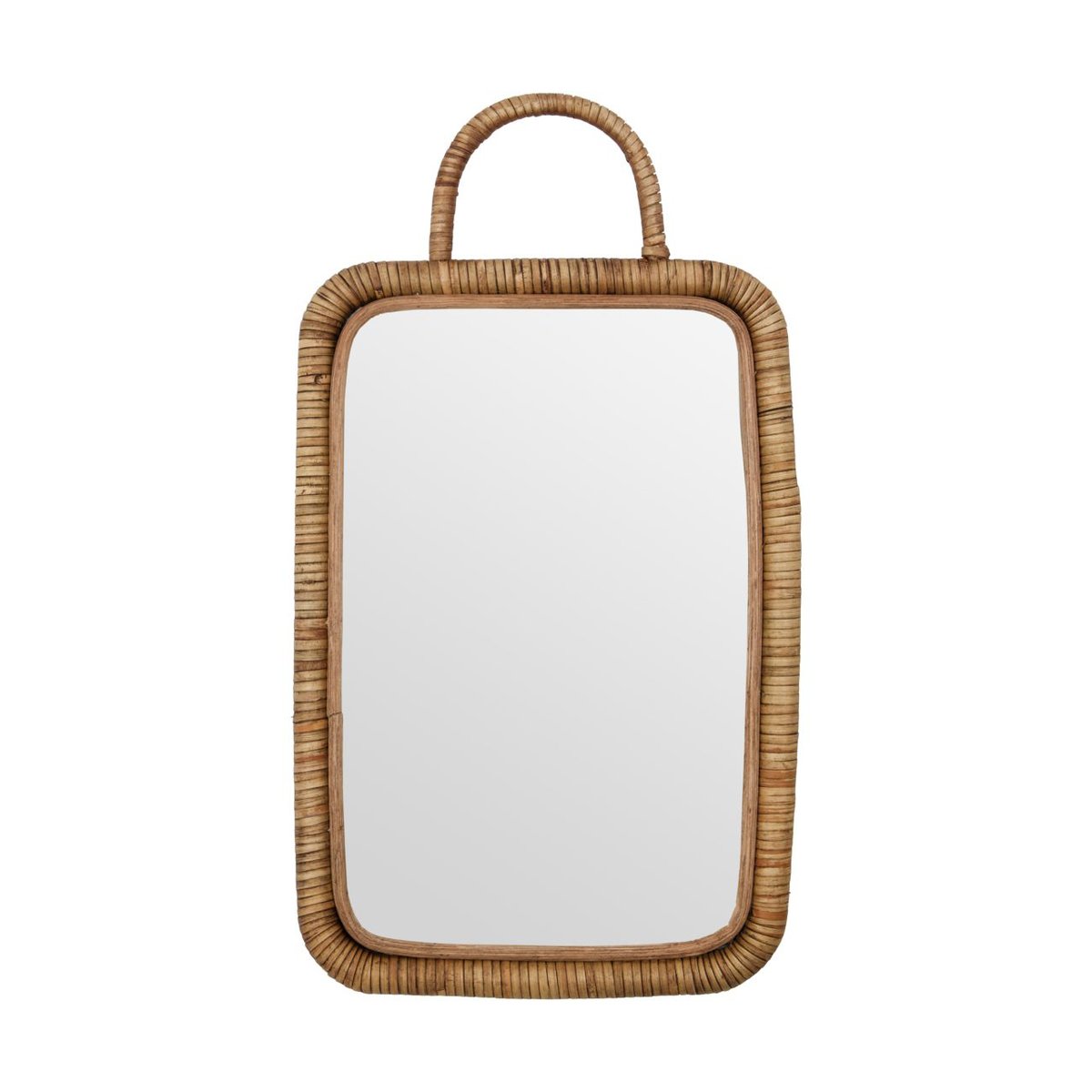 Meraki Baki mirror with frame 24x36 cm Nature | Scandinavian Design | Wall mirrors | Beige