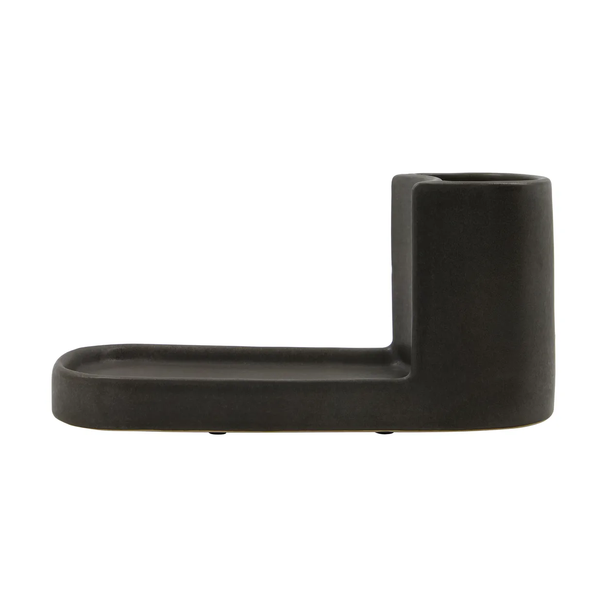 Meraki Datura brush and soap holder Dark gray | Scandinavian Design | Other washing & cleaning accessories | Grey