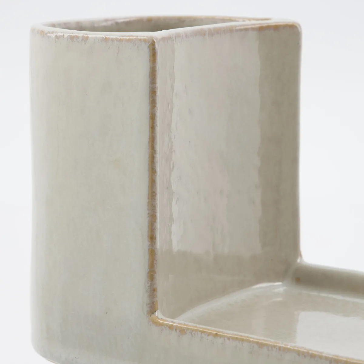 Datura brush and soap holder, Shellish grey Meraki