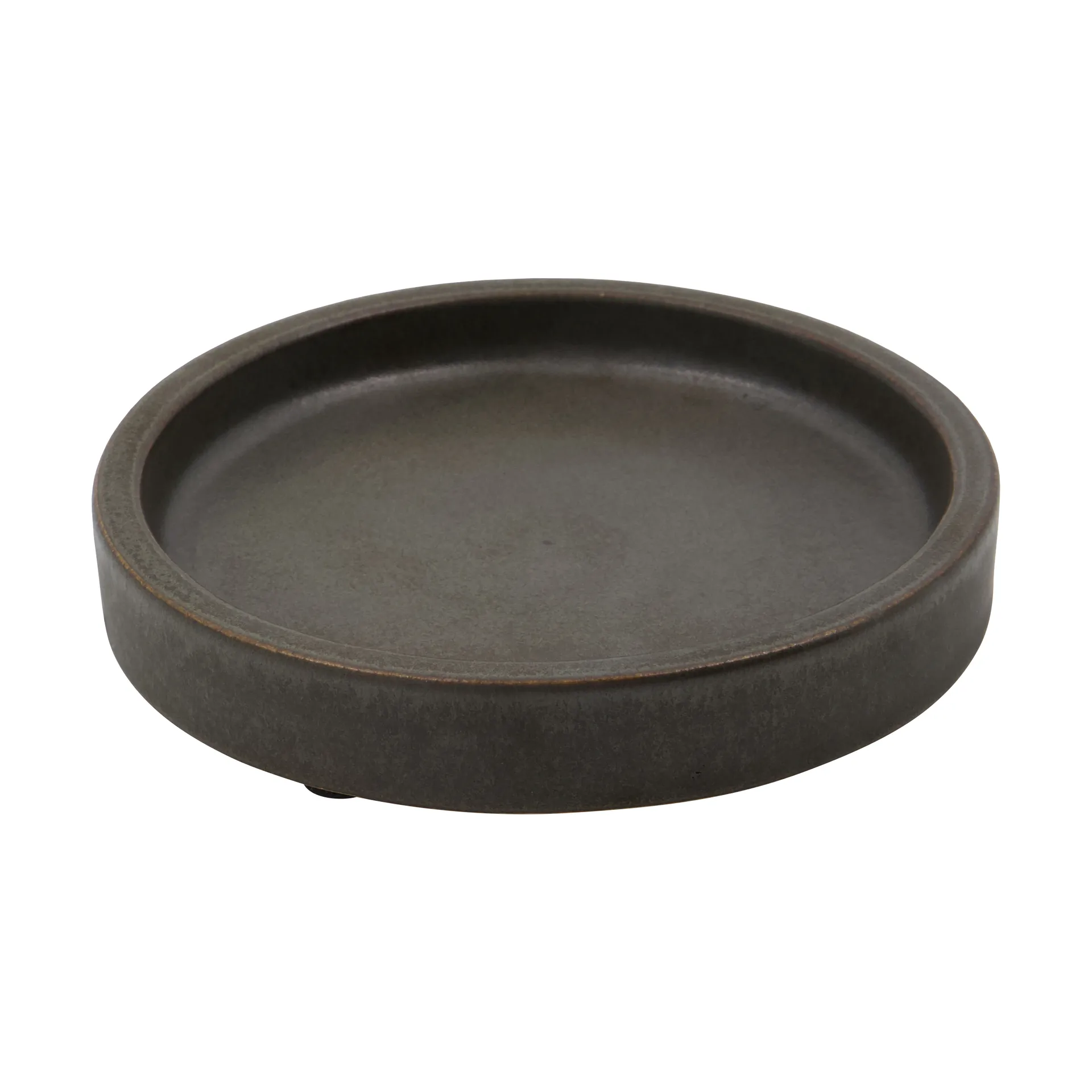 Datura soap dish Ø12.5 cm, Dark gray Meraki