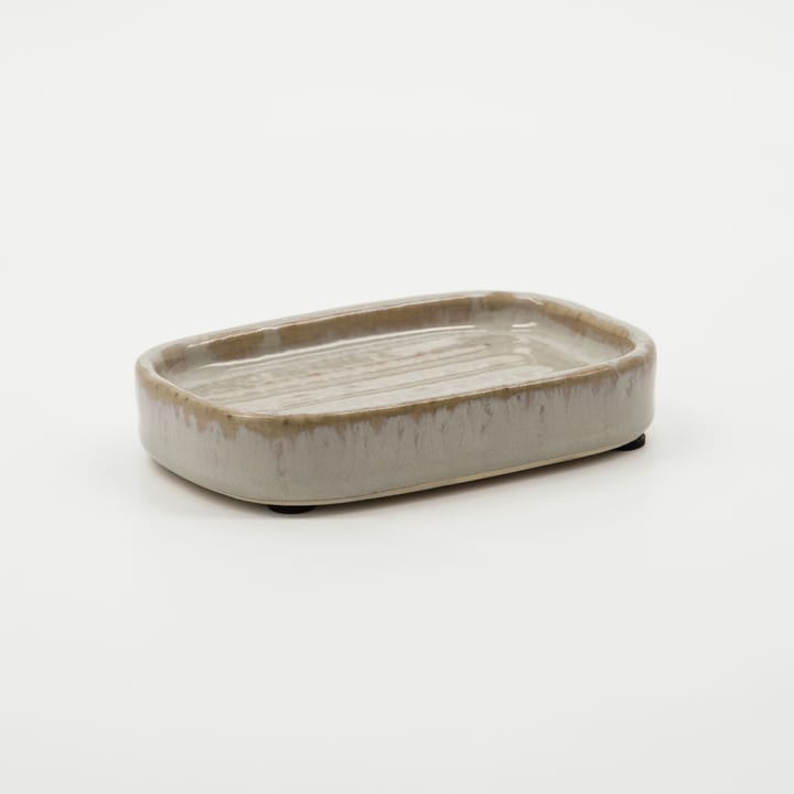 Datura soap dish 8x12 cm - Shellish grey - Meraki