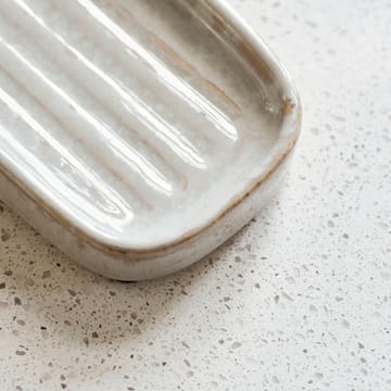 Datura soap dish 8x12 cm - Shellish grey - Meraki