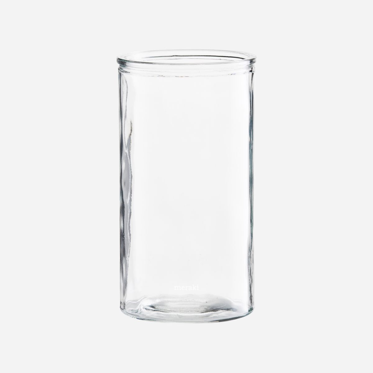 Meraki Glass cylinder vase 24 cm | Scandinavian Design | Soap dispensers & dishes | Transparent