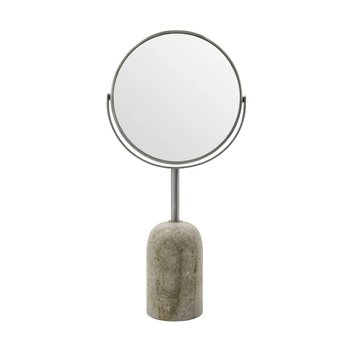 Meraki Marble double-sided mirror Beige | Scandinavian Design | Table mirrors | Beige