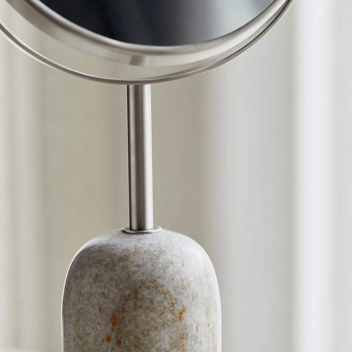 Marble double-sided mirror, Beige Meraki