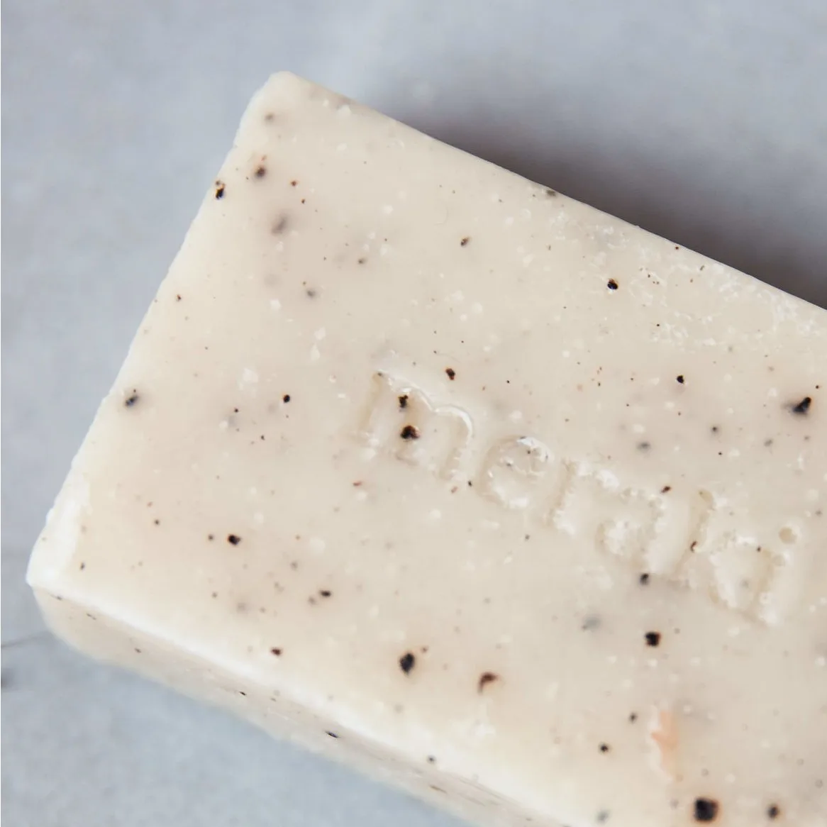 Meraki bar handsoap, sesame scrub Meraki