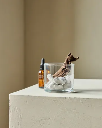 Meraki diffuser lava stone and wood incl. oil - Herbal calm, White - Meraki