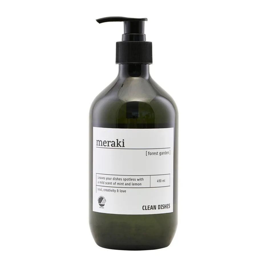 Meraki Meraki dish soap 490 ml Forest garden | Scandinavian Design | Washing up liquid & dish soaps | Green