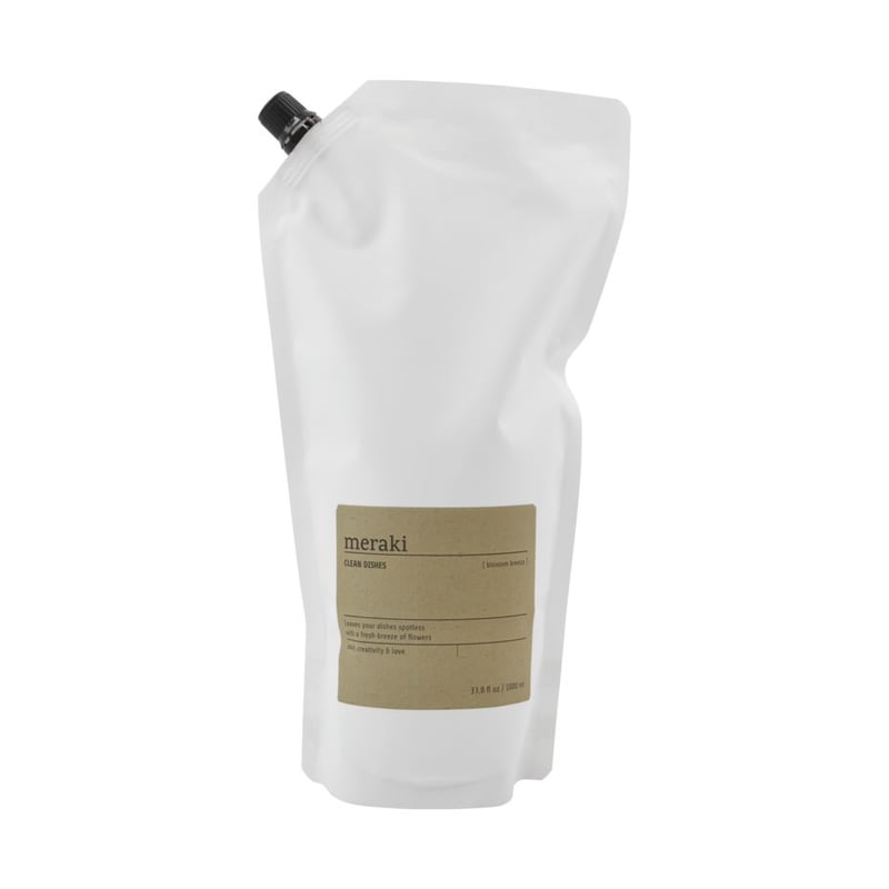 Meraki Meraki dish soap refill 1000 ml Blossom breeze.