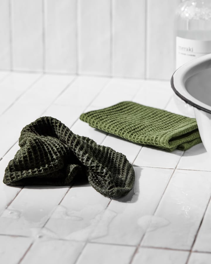 Meraki dishcloth 30x30 cm 2-pack, Green Meraki