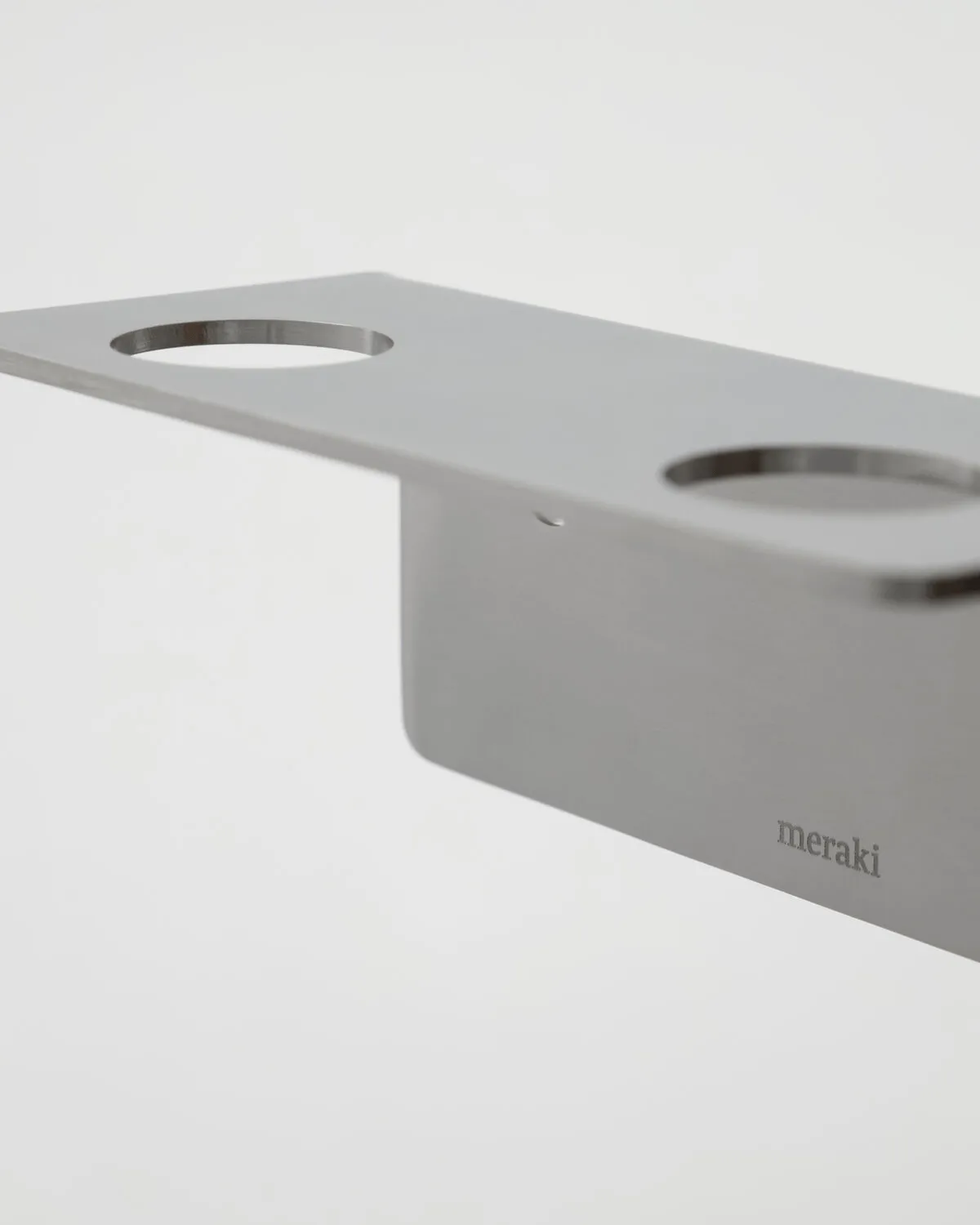 Meraki garment steamer, Brushed silver-coloured, for 2 bottles Meraki