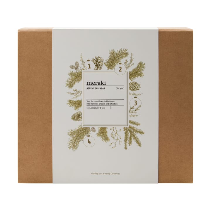 Meraki Gift Set Advent Calendar, Dark wood, Northern dawn Meraki
