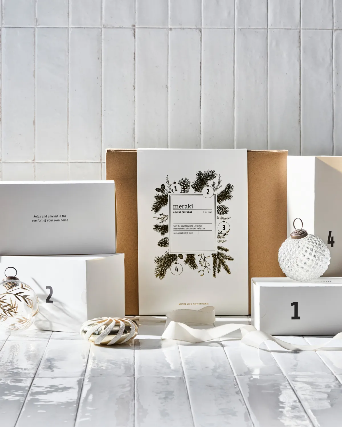 Meraki Gift Set Advent Calendar, Dark wood, Northern dawn Meraki