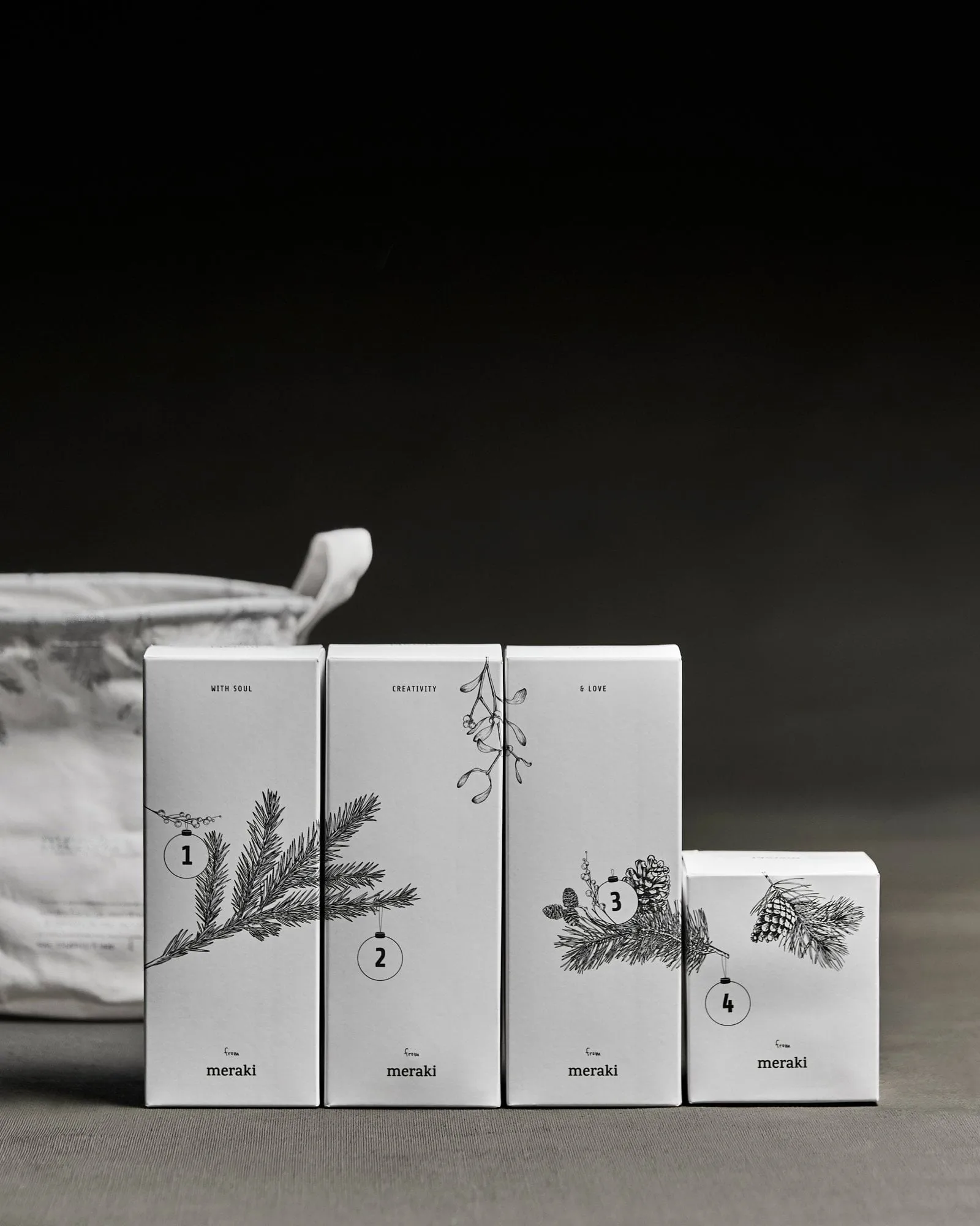 Meraki Gift Set Advent Calendar, Meadow bliss, Silent amber Meraki