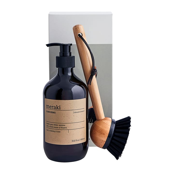 Meraki gift set dish soap and dish brush - Blossom breeze - Meraki