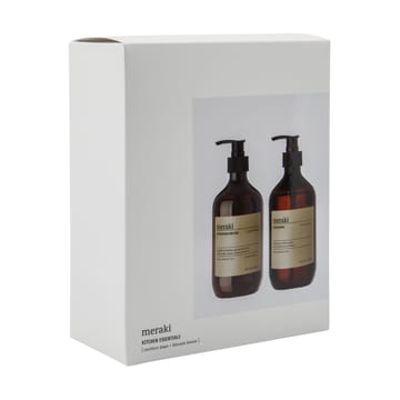 Meraki gift set hand soap and dish soap - Exfoliating Northern star, Blossom breeze - Meraki