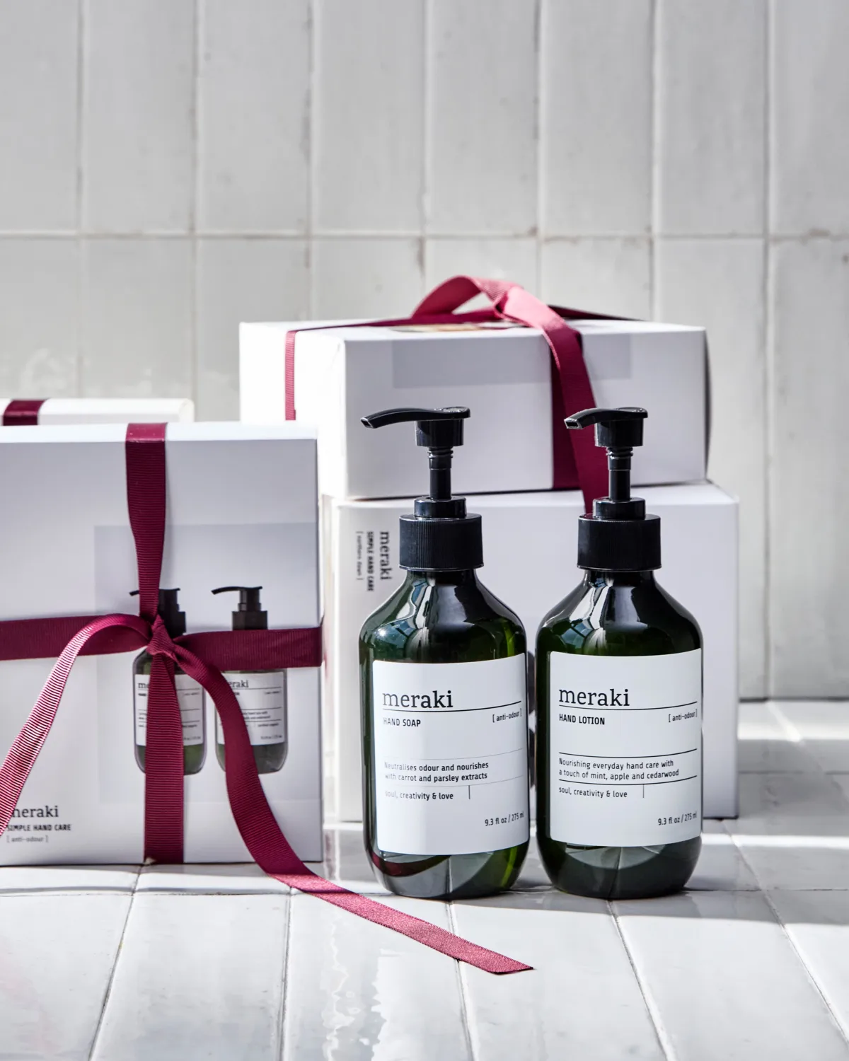 Meraki gift set hand soap with hand lotion, Anti-odour Meraki