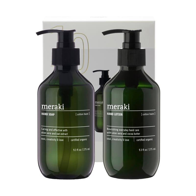 Meraki Meraki gift set hand soap with hand lotion Cotton Haze