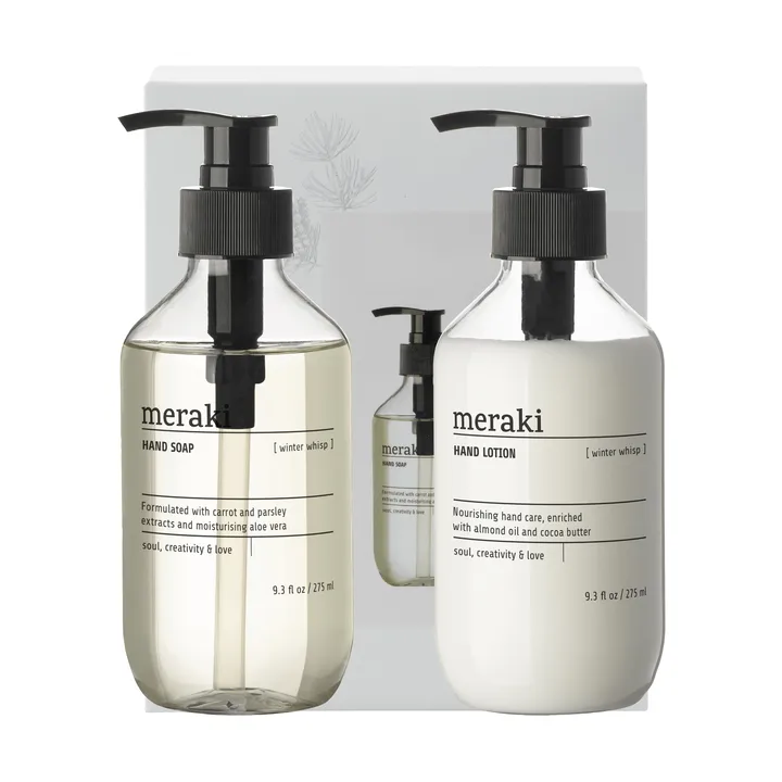 Meraki gift set hand soap with hand lotion - Winter whisp - Meraki