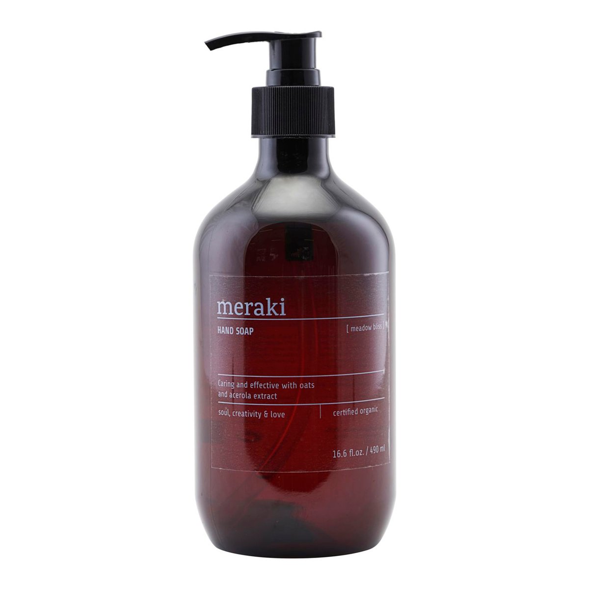 Meraki hand soap 490 ml meadow bliss | Scandinavian Design | Soaps & creams | Brown