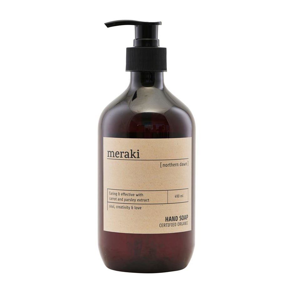 Meraki hand soap 490 ml Northern dawn | Scandinavian Design | Soaps & creams | Brown