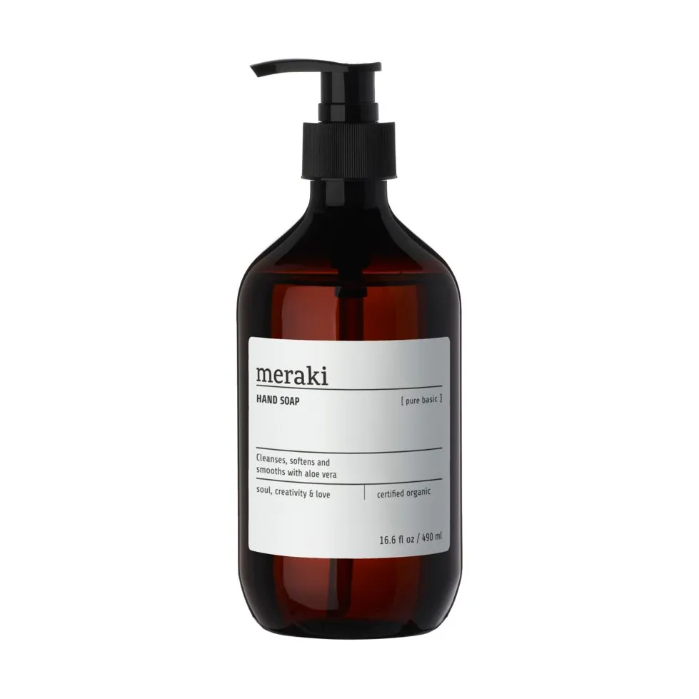 Meraki Meraki hand soap 490 ml Pure basic