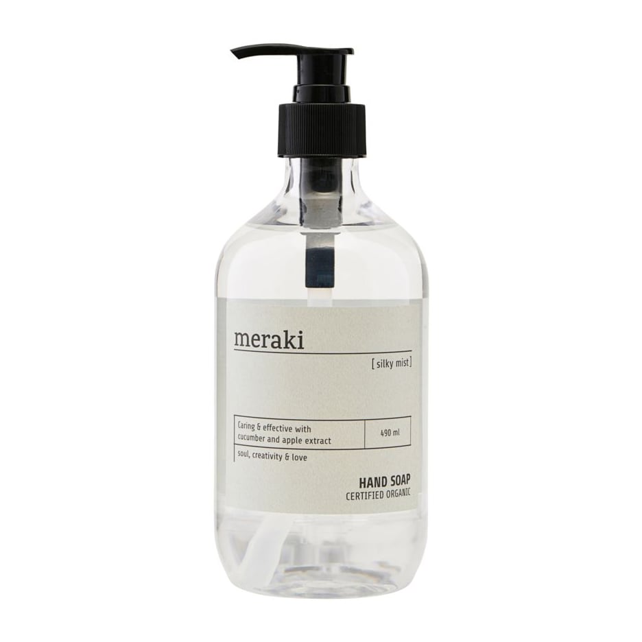 Meraki hand soap 490 ml Silky mist | Scandinavian Design | Soaps & creams | Transparent