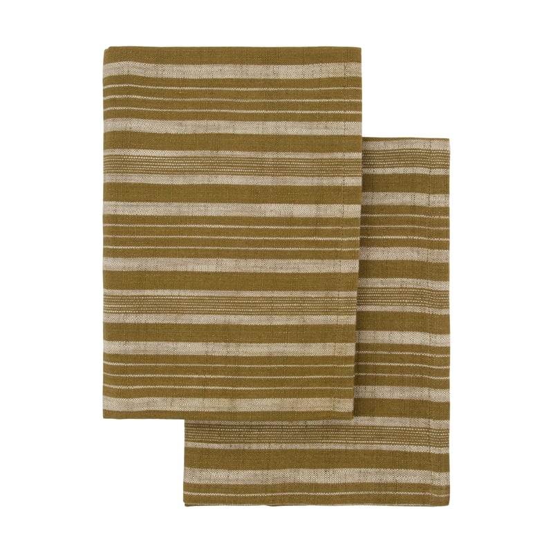 Meraki Meraki kitchen towel 50x70 cm 2-pack Dark olive