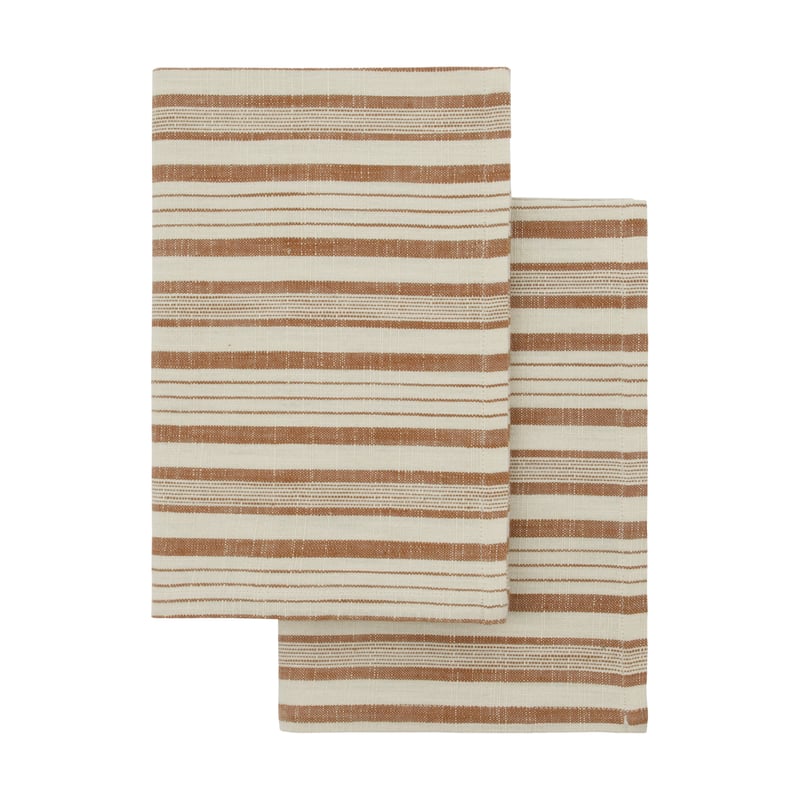 Meraki Meraki kitchen towel 50x70 cm 2-pack Terracotta