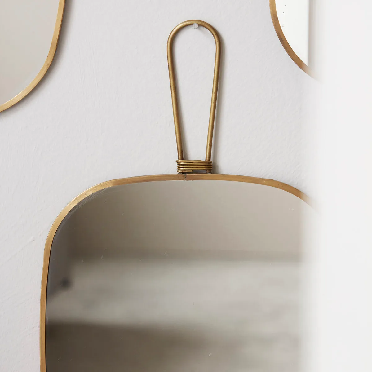 Meraki mirror 20x22 cm, brass Meraki