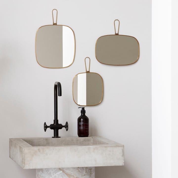 Meraki mirror 20x22 cm - brass - Meraki