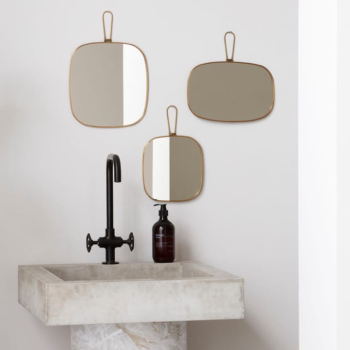 Meraki mirror 26x28 cm, brass Meraki
