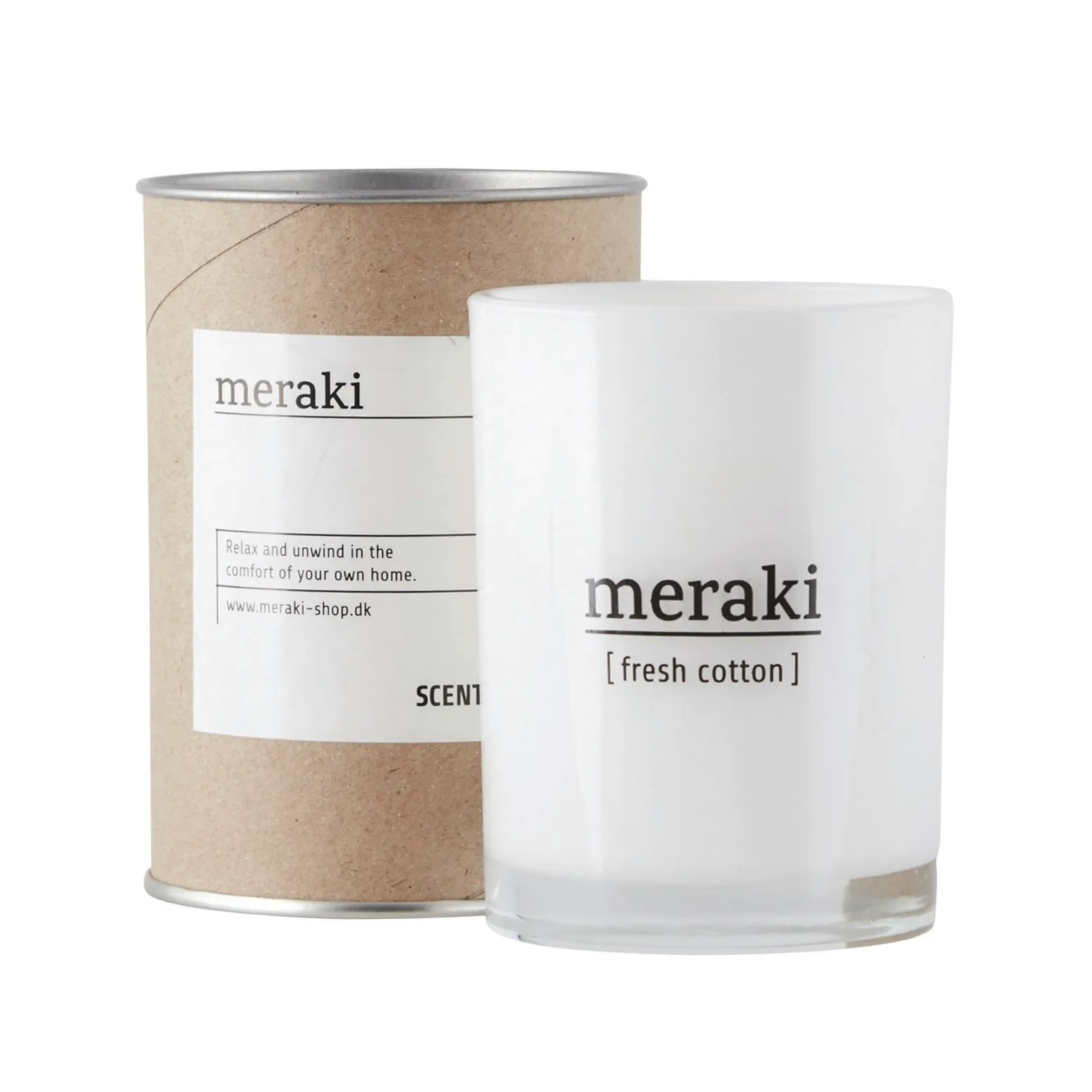 Meraki scented candle 12 hours, Fresh cotton Meraki