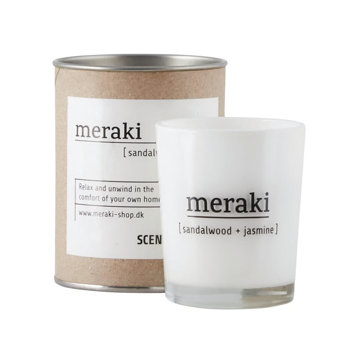 Meraki scented candle 12 hours - Sandalwood-jasmine - Meraki