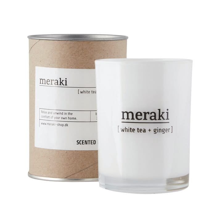 Meraki scented candle 12 hours - White tea-ginger - Meraki