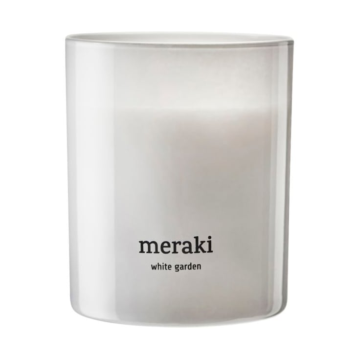 Meraki Meraki scented candle, 35 hours White garden