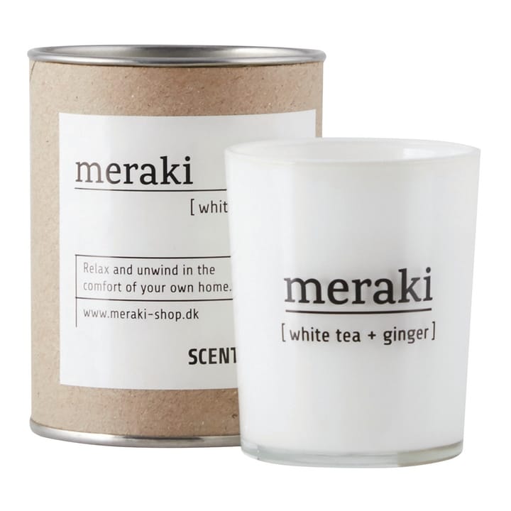 Meraki scented candle 35 hours - White tea-ginger - Meraki