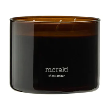 Meraki scented candle, 60 hours - Silent amber - Meraki