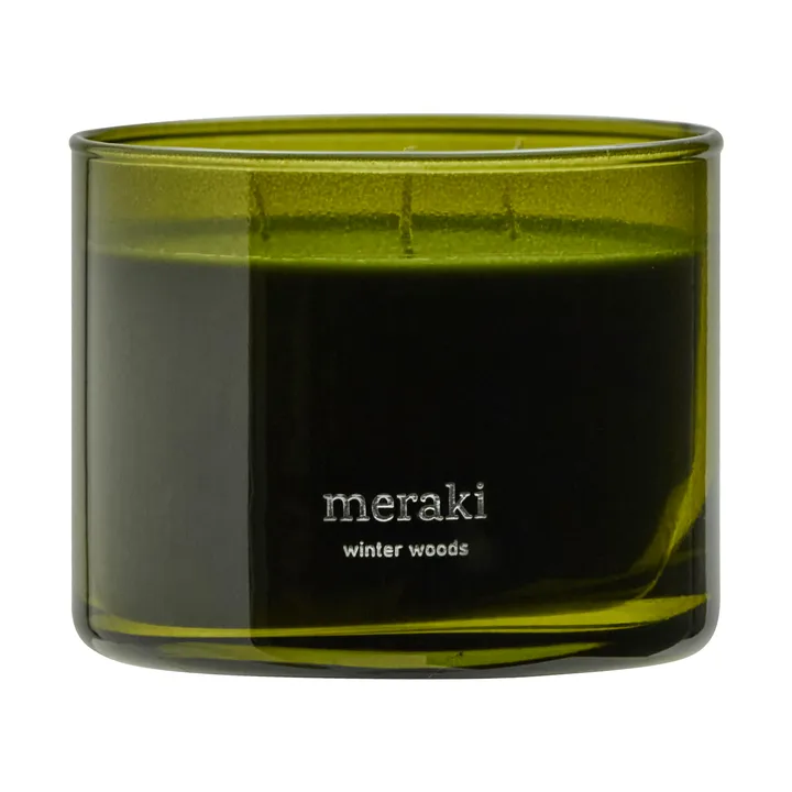 Meraki scented candle, 60 hours - Winter woods - Meraki