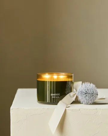 Meraki scented candle, 60 hours - Winter woods - Meraki